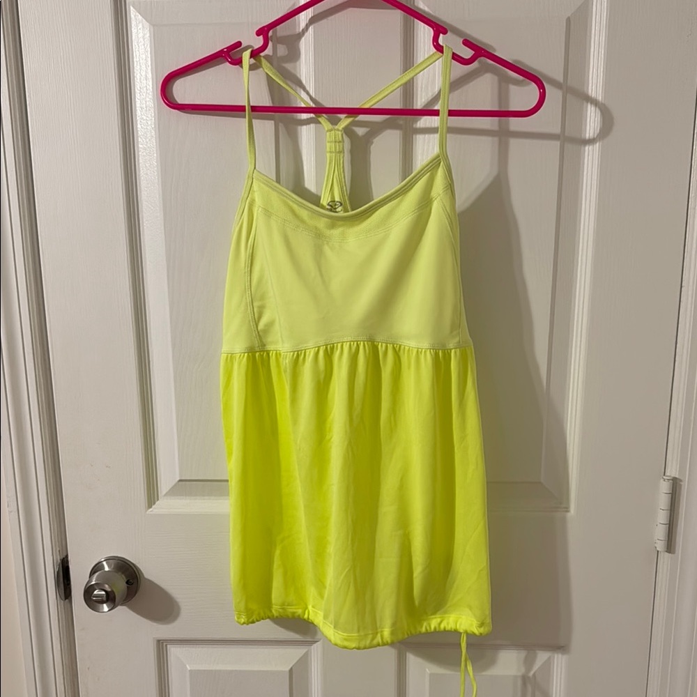 Yellow Women's Champion Workout Tank